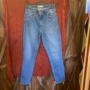 Madewell Blue Denim Skinny Jeans